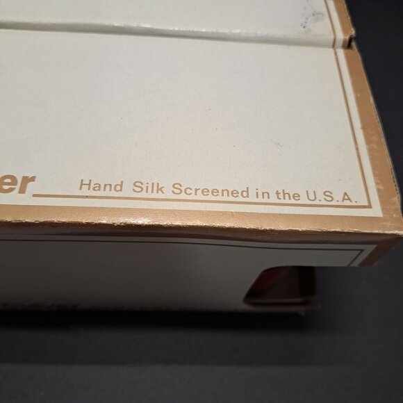 VTG Culver Glasses Red Green Gold Christmas 4" Tall Old Fashioned NIB Barware - Picture 8 of 8